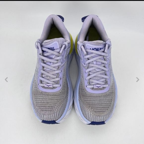 Hoka One One Bondi 7 Purple Heather Clematis Blue Women Shoes 1110519 PHCB Sz 8 - Picture 4 of 11